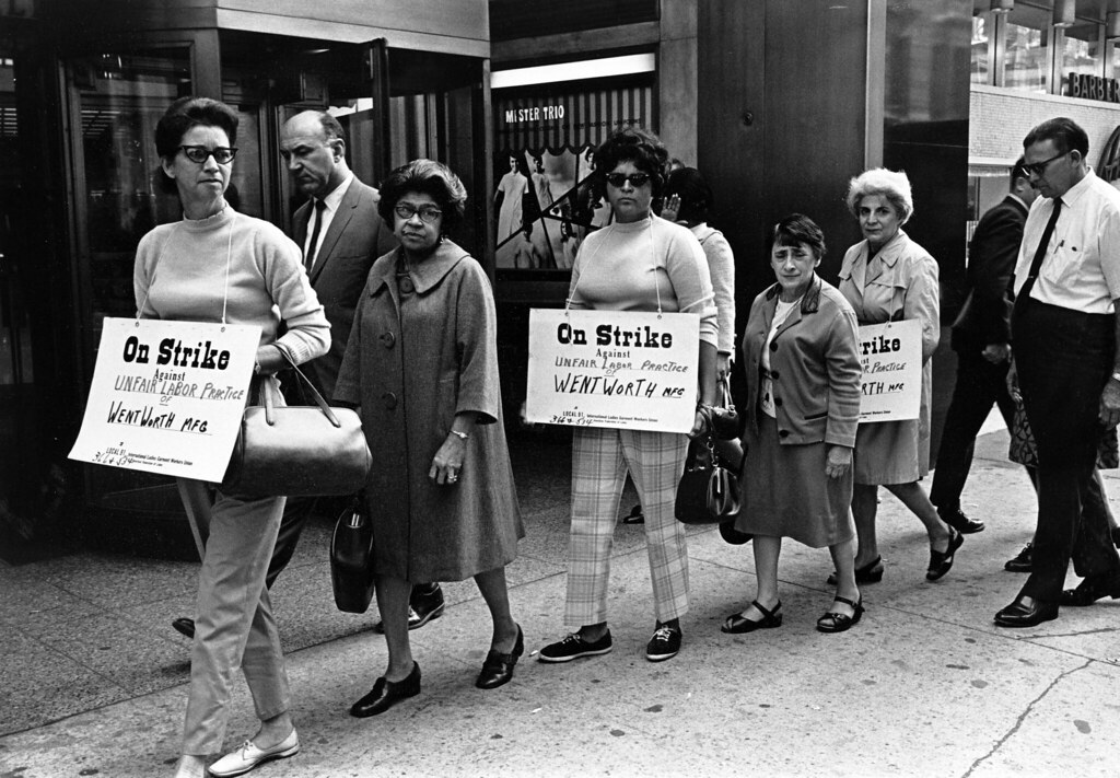 Women strike against Wentworth Manufacturing Company for unfair labor practices in 1968