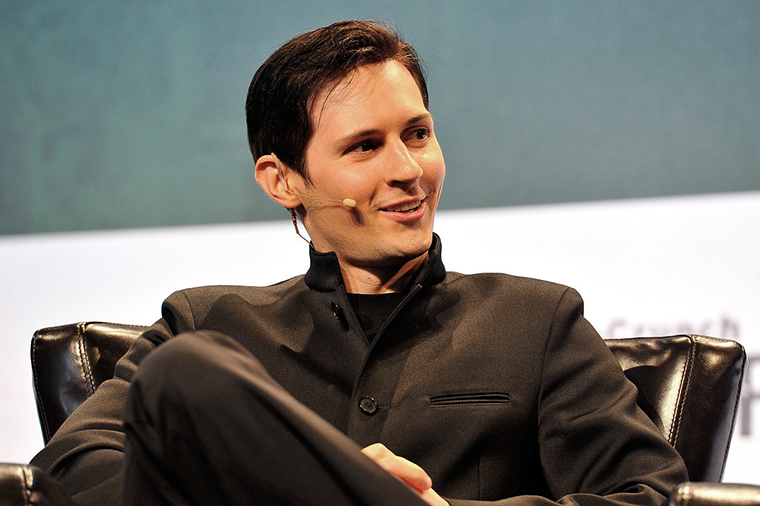 Pavel Durov - CEO of Telegram on a panel